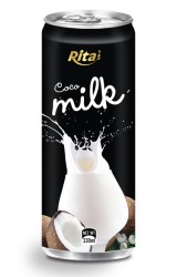 330ml باریک می تواند شیر نارگیل